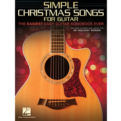 50 yuletide classics in the easiest of guitar arrangements to help developing guitarists strum their favorite songs this holiday season. Includes: All I Want for Christmas Is You • Baby, It's Cold Outside • The Chipmunk Song • Do You Hear What I Hear • Frosty the Snow Man • Have Yourself a Merry Little Christmas • I Wonder As I Wander • Last Christmas • Mary, Did You Know? • Please Come Home for Christmas • Run Rudolph Run • Santa Claus Is Comin' to Town • White Christmas • Wonderful Christmastime • and more.