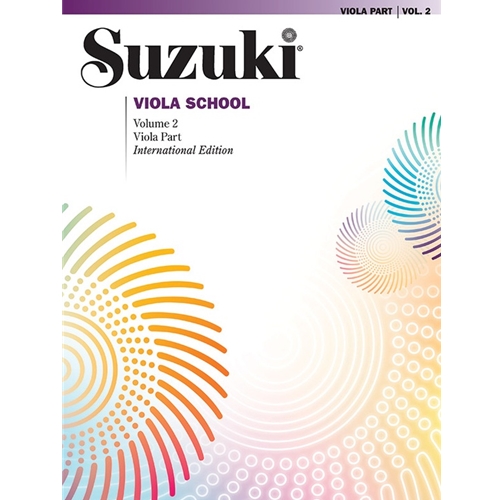 Volume 2 - Viola Part,
Suzuki Viola School.
"Revised edition!"
Book only.
by: Dr. Suzuki
Also available: Piano Accom bk and CD.
