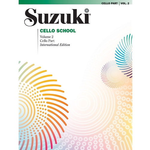Volume 2 - Cello Part,
Suzuki Cello School.
"Revised edition!"
Book only.
by: Dr. Suzuki.
Also available: Piano Accom bk and CD.