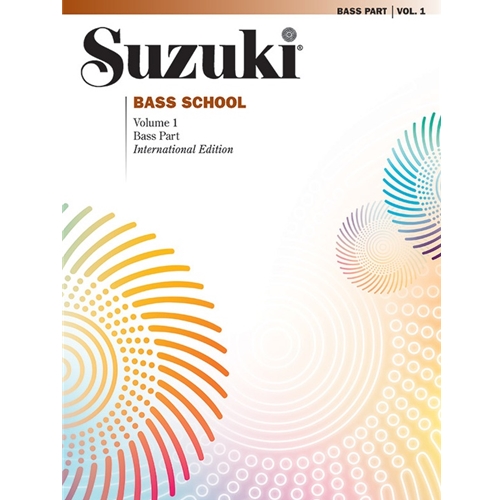 Volume 1- Bass Part,
Suzuki Bass School.
"Revised Edition!"
Book only.
by: Dr. Suzuki
Also available: Piano Accom bk and CD.