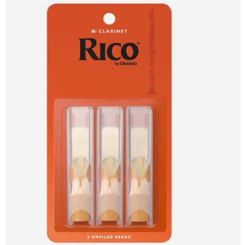 Clarinet Reeds - 3 pack Rico Royal #2.
"French Filed for Flexibility"
Premium Cane for Consistant Response.
Works Well for All Kinds of Music.
Traditional Filed Cut for Clarity of Tone.
3 Pack.