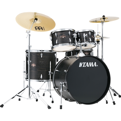 IE52CBOW Tama Imperialstar Drumset - Black Oak Wrap