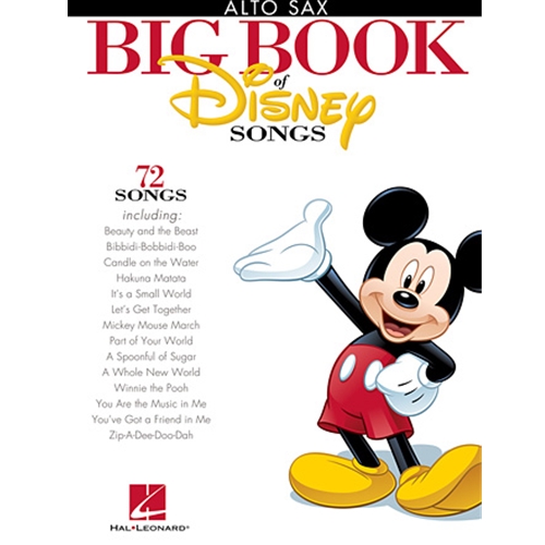 Big Book Of Disney Songs Alto Sax