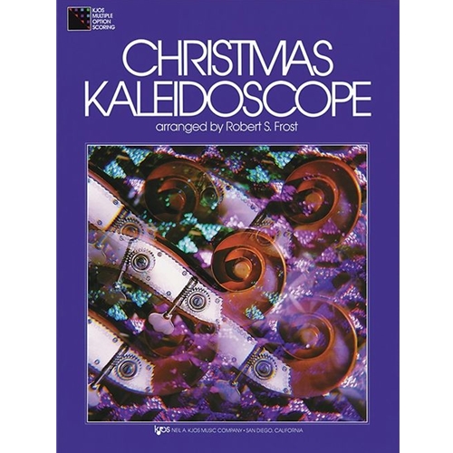 Christmas Kaleidoscope - Piano. 
Brighten this season's holiday concerts with 14 favorite elementary-level Christmas carols. Featuring the Kjos Multiple Option Scoring System, any size ensemble with any mix of instruments will sound its best. Each instrument part has the melody line, as well as harmony lines. Select and vary the most effective combinations - from a simple violin solo with piano accompaniment up to a full size string orchestra.