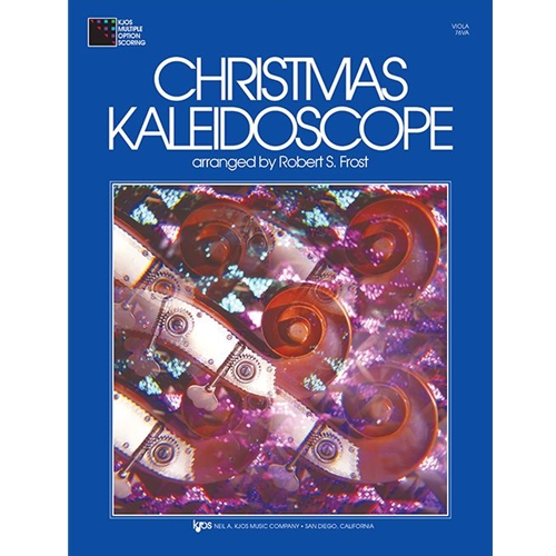 Christmas Kaleidoscope - Viola.
Brighten this season's holiday concerts with 14 favorite elementary-level Christmas carols. Featuring the Kjos Multiple Option Scoring System, any size ensemble with any mix of instruments will sound its best. Each instrument part has the melody line, as well as harmony lines. Select and vary the most effective combinations - from a simple violin solo with piano accompaniment up to a full size string orchestra.