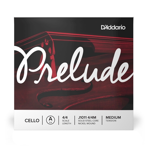 Prelude Cello String 4/4 A String.
"Preferred choice for student strings!"
Solid steel core string.
Warm tone & excellent bow response.
Economical & durable.