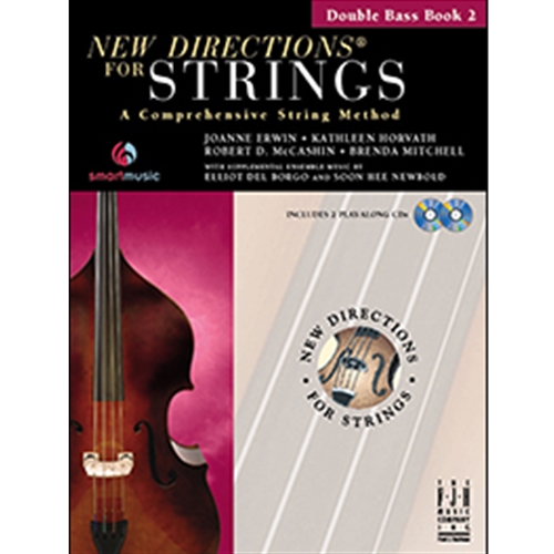 String Bass Book 2 - New Directions.
"Great for second year players"
Teaches composition and improvisation skills.
Designed around the National Standards.
Expands techniques and concepts from book 1.