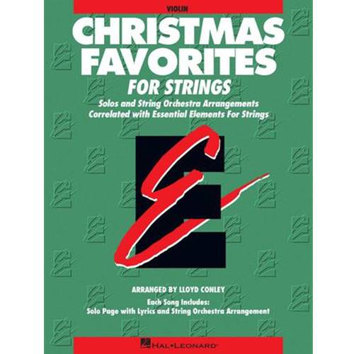 Essential Elements Christmas Favorites for Strings - Viola.
<br><br>
A collection of Christmas arrangements which can be played by the entire string group or by individual soloists with optional audio accompaniments. Each song is correlated with a specific level in the Essential Elements Method books.
<br><br>
 Includes: Frosty the Snowman • A Holly Jolly Christmas • Jingle-Bell Rock • Jingle Bells • Let It Snow! Let It Snow! Let It Snow! • Rockin' Around the Christmas Tree • Silver Bells • The Hanukkah Song • Up on the Housetop • We Wish You a Merry Christmas • White Christmas.