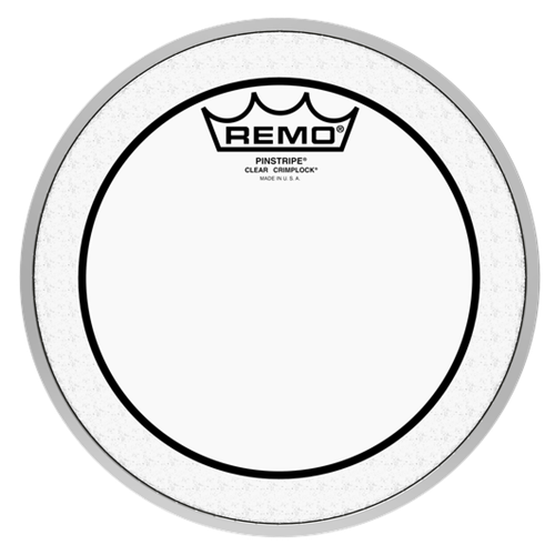 Remo 8" Clear Pinstripe Marching Crimplock Drumhead.