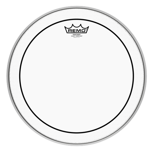 Remo 14" Clear Pinstripe Crimplock Marching Drumhead.