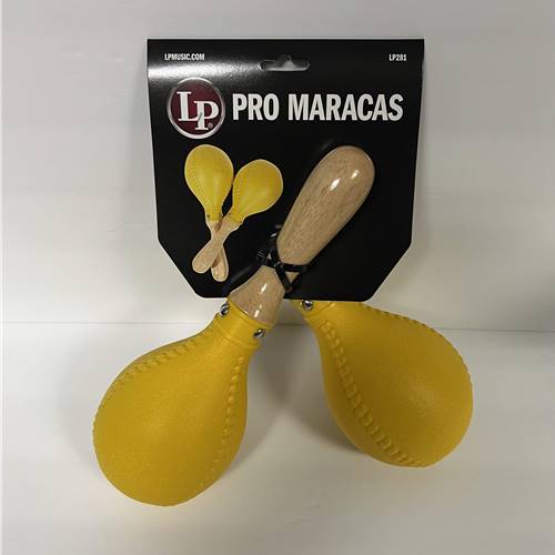 LP Pro Maracas.
- The choice of professional musicans around the world.
- Made in matched pair - one high-pitched, one low-pitched for classic maraca sound.
- Produces a bright, loud sound that cuts through during live performances.
- Perfect for all styles of music.
