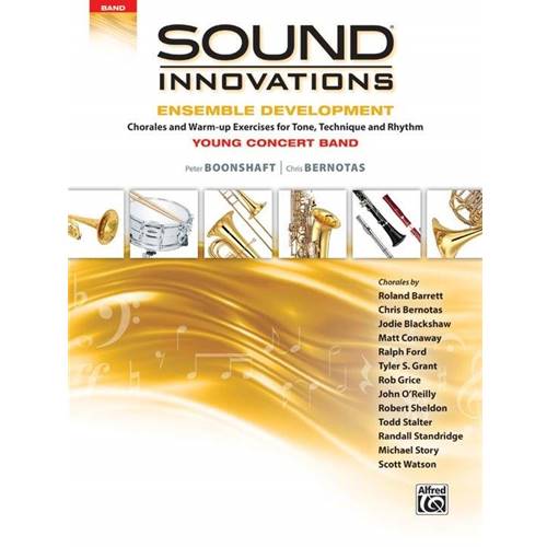 Sound Innovations: Alto Sax
Sound Innovations: Ensemble Development for Young Concert Band is a complete curriculum for beginning band students to help them grow as ensemble musicians. The series complements any band method and supplements any performance music. It contains 167 exercises, including more than 100 chorales by some of today's most renowned young band composers.