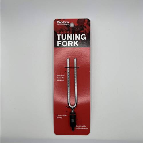 Planet Waves A 440Hz Tuning Fork 
Desined to fit comfortable in your hand, the D'Addario Tuning Fork is easy to use, remarkably accurate and built to last.
- Percision made for accuracy
- Color coded by key
- Comfortable molded handle