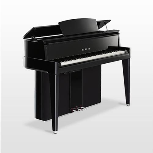 Yamaha AvantGrand Hybrid Piano, N2

The innovative and revolutionary AvantGrand-Technology built into an elegant slim-cabinet.

Featuring the same grand piano action as the N3 in a form that molds beautifully to any wall, the N2 is an instrument for the future, yet one that holds firmly to its identity as a grand piano. With a revolutionary speaker system and a touch that simply compels you to play, the compact form and feel of this elegant piano exudes refinement. For piano-lovers wanting a grand piano for small spaces, the AvantGrand series now offers yet another choice.

True Grand Piano Performance from a Vertical Grand that is minimal in design and aesthetically gratifying.

- Specialized Grand Piano Action with Ivorite™
- Spatial Acoustic Sampling
- Spatial Acoustic Speaker System
- Tactile Response System