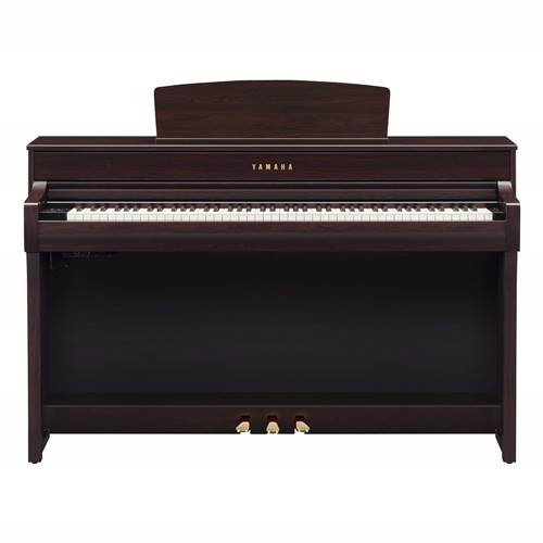 Yamaha Clavinova CLP-745 Dark Walnut.

Powerful 2-way speakers, Bluetooth® Audio functionality, and a superb GrandTouch-S keyboard with wooden keys offer unprecedented performance capability to pianists of all abilities.

Playability
- GrandTouch-S™ keyboard with wooden keys
- Escapement mechanism of Clavinova keyboards

Sensitivity
- Grand Expression Modeling

Sound Quality
- Newly sampled Yamaha CFX and Bösendorfer Imperial voices.
- Virtual Resonance Modeling.
- A fully immersive concert grand experience—even with headphones.
- Period instrument voices open the door to the world of classical music.

General Features
- Time-tested practice aids
- Playing the piano along with rhythm playback
- Connect wirelessly for Bluetooth® audio
- Get more with the Smart Pianist app
- Multi-track Song Recorder
- USB Audio Recorder