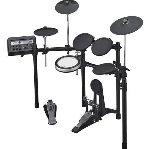 Yamaha Electronic Drumset DTX6K-X.

Faithfully reproduces real sounds and ambience recorded in world-renowned studios.

Create your own unique sounds with AMBIENCE, COMP and EFFECT kit modifier knobs.

TCS heads help to achieve a pleasing, natural feel and rebound that makes you want to keep playing.
3-Zone pads for the snare and ride cymbals that can be choked and muted.

Ride cymbal equipped with hit point detection function.