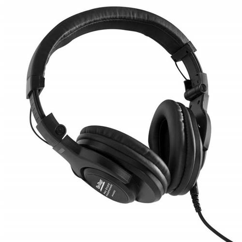 OnStage Professional Studio Headphones WH4500.

- Clear sound for precise studio recording or casual listening enjoyment.
- Closed-back ear cups prevent headphone audio from leaking into mics during tracking.
- 10' cable provides plenty of length to reach mixers and detaches for ease of transportation.
- Adjustable headband for proper positioning of earcups.