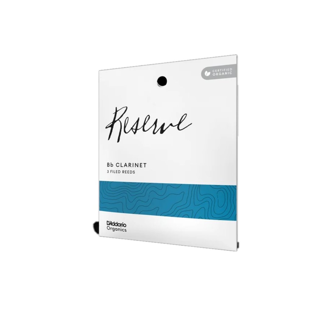 D'addario ODCR0325 D'Addario Organic Reserve Bb Clarinet Reeds, Strength 2.5, 3-Pack