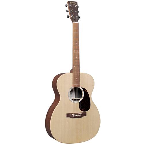 Martin Acoustic Guitar 000-X2E

"Wonderfully Playable Auditorium Acoustic"
•Sitka spruce top on HPL back and sides
•X-bracing enhances punch and low-end.
•Includes Gig Bag

The X Series is made to play. The acoustic-electric 000-X2E Brazilian features a hand-rubbed satin spruce top with an elegant abalone pattern rosette and eye-catching Brazilian rosewood pattern high-pressure laminate (HPL) back and sides for added durability and looks, without sacrificing that classic Martin sound. Playability enhancements include a thinner fingerboard with a gently beveled comfort edge and refined string spacing, and a modernized bridge contour for a smooth and comfortable playing experience. It also features a select hardwood neck, fingerboard, and bridge for improved sound and sustain, and Martin E-1 electronics with a built-in chromatic tuner and volume, tone, and phase controls. The 000-X2E Brazilian provides balanced tone across all six strings, unplugged or plugged in, letting you play how you want, wherever you want. All X Series models come with a softshell case.