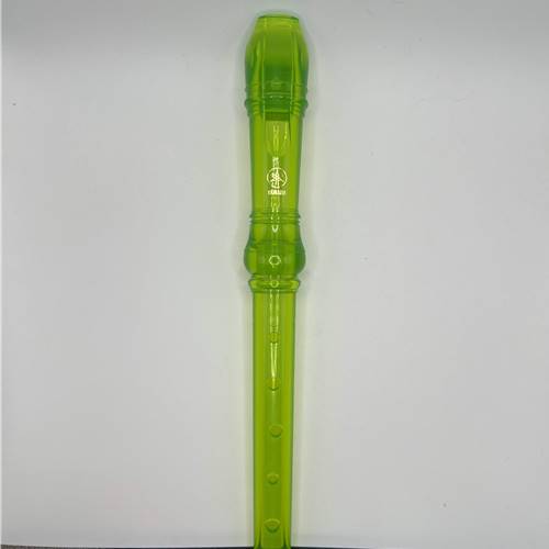 Yamaha 3-Piece Recorder - Green 

The translucent, candy colored Rainbow Recorders are real instruments, not toys. They are made of the same ABS resin material as our regular recorders, and offer the same superior tuning, the same beautiful tone, and the same great durability. They play effortlessly with a rich, full sound, and with their colorful look they make even routine practice fun!