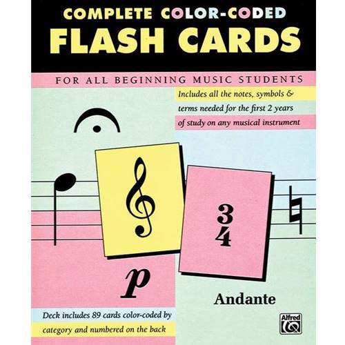 Alfred Color Coded Flash Cards.