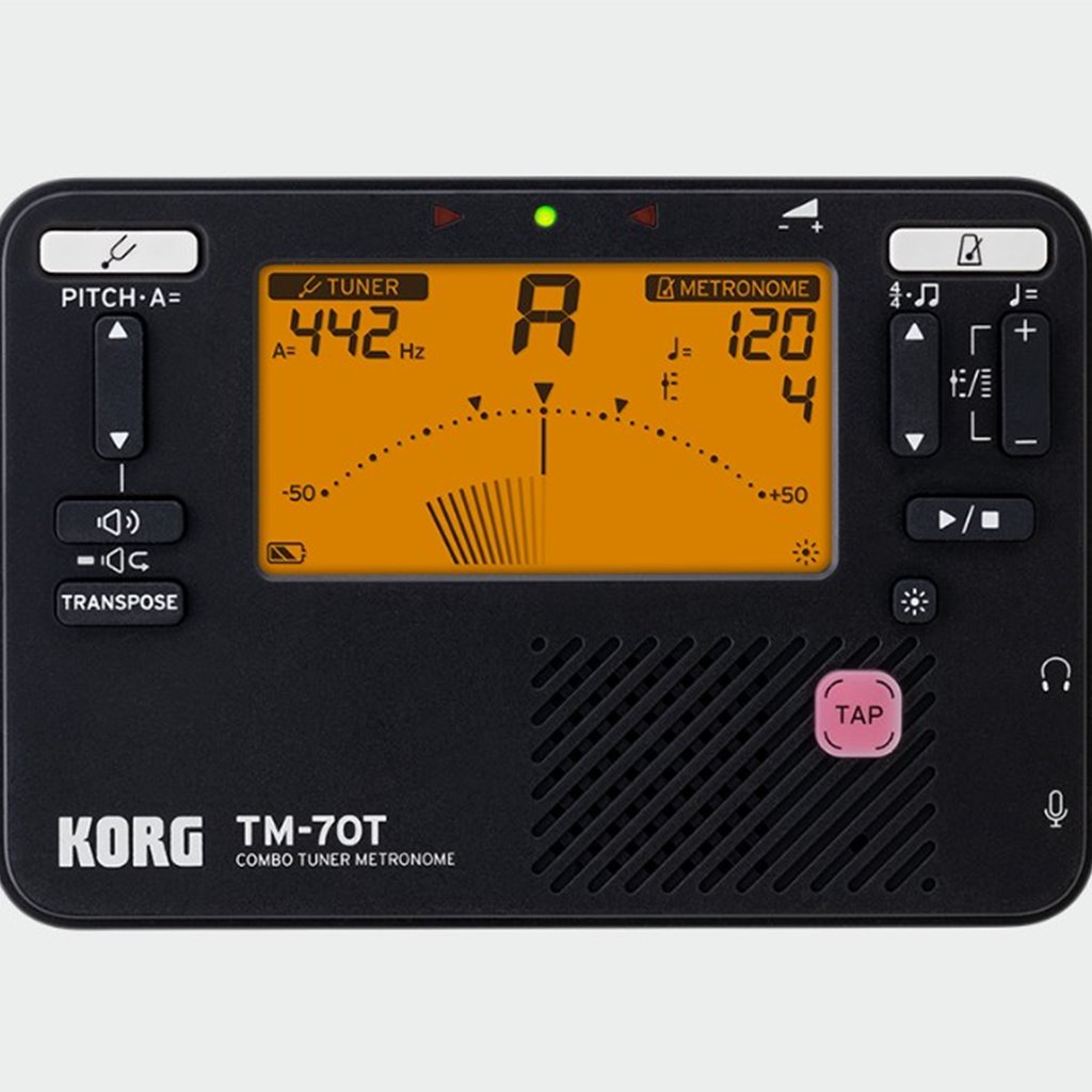 Korg Tuner/Metronome TM-70TBK