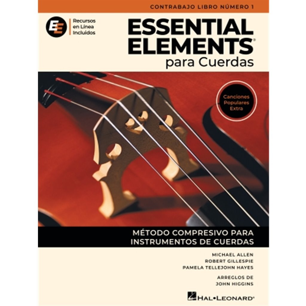 Essential Elements Strings Book 1 Bass Spanish Ed