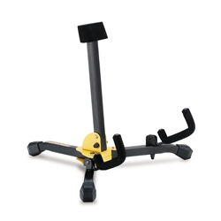 The HERCULES French Horn Stand DS550BB features the Specially Formulated Foam (SFF) coated yokes and backrest which protect the instrument at all contact points. One-piece design folds up compactly and quickly.